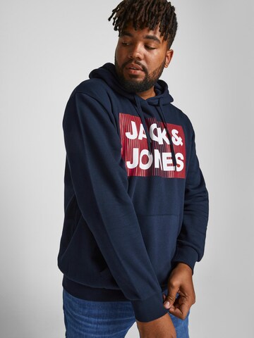 Jack & Jones Plus Sweatshirt 'Ecorp' in Blauw