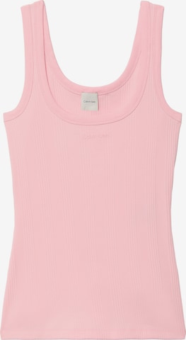Haut Calvin Klein en rose : devant