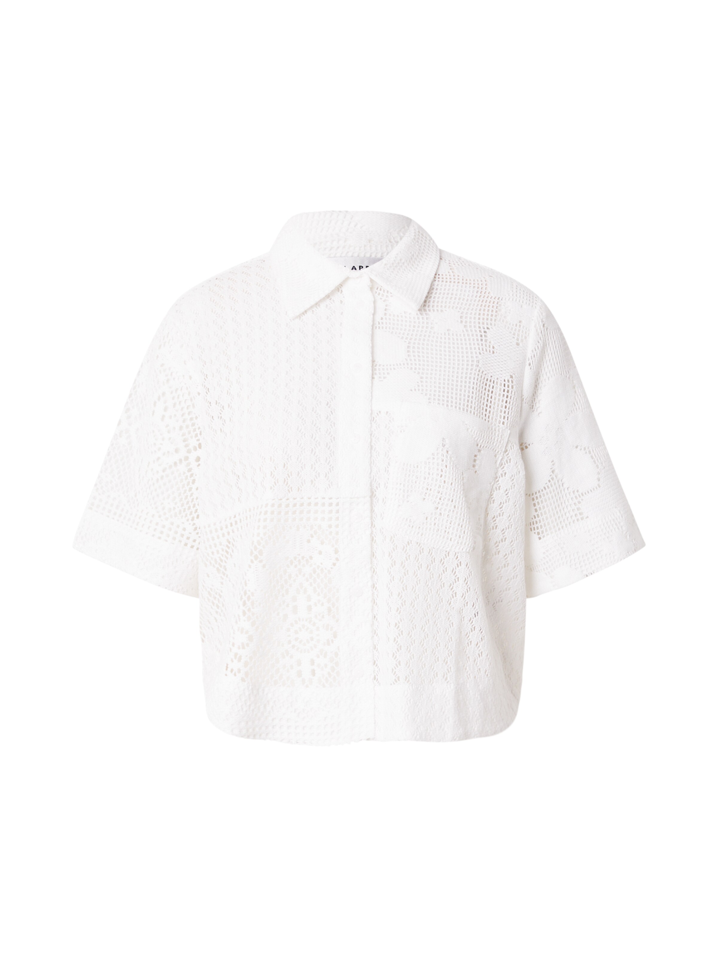 Chemisier 'Cempedak' OH APRIL en blanc : devant