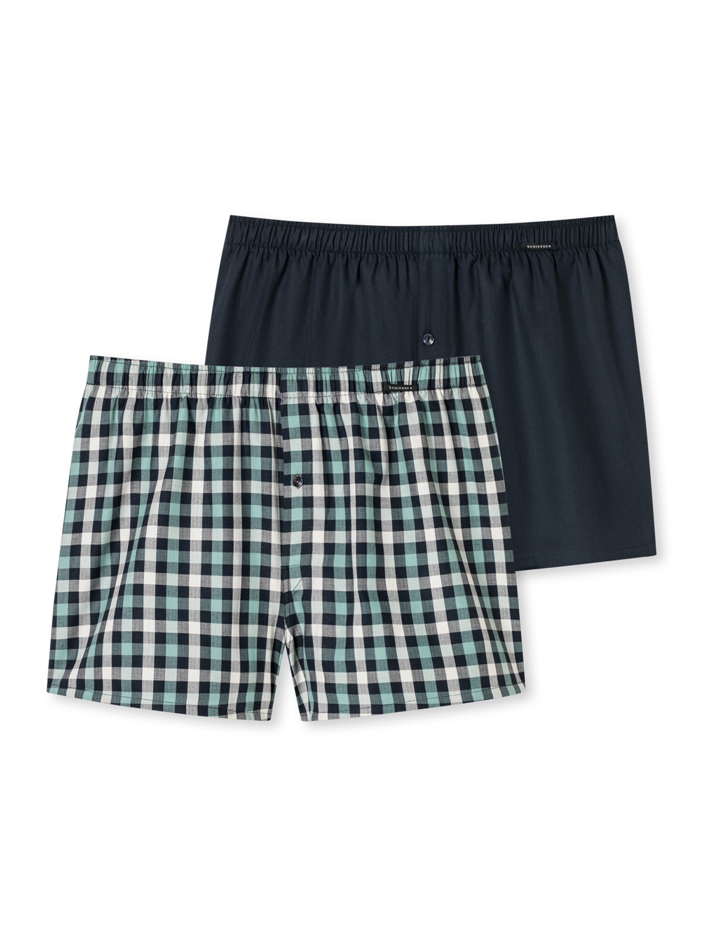 SCHIESSER Boxershorts in Blau: Vorderseite