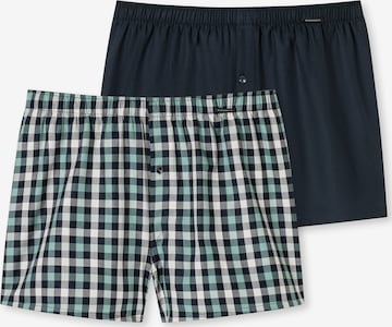 SCHIESSER Boxershorts in Blauw: voorkant