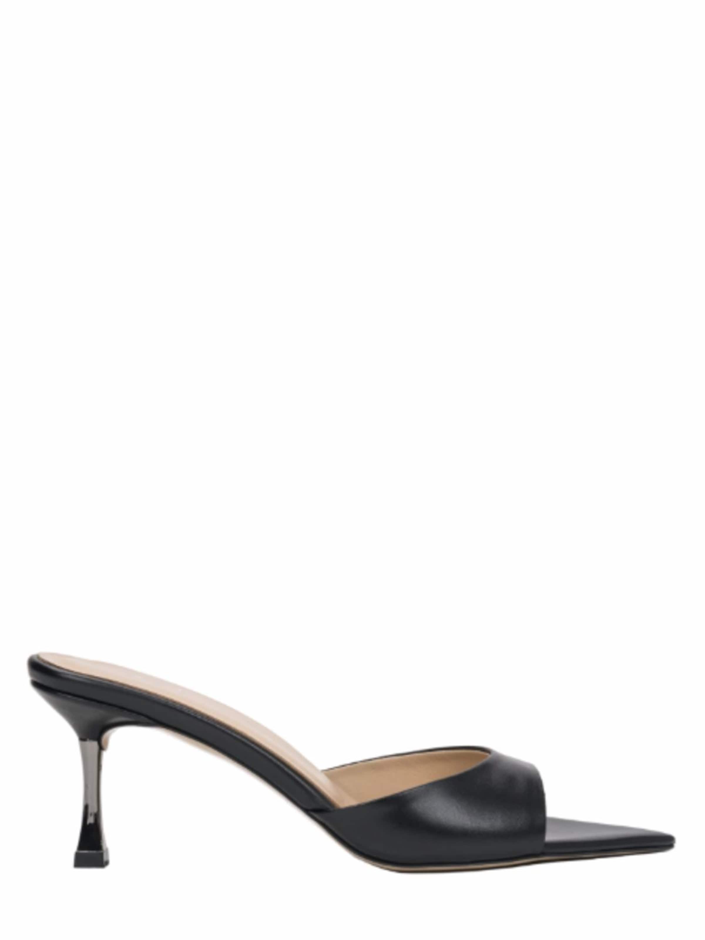 Zoccoletto '53-1230-1' di Estro in nero: frontale