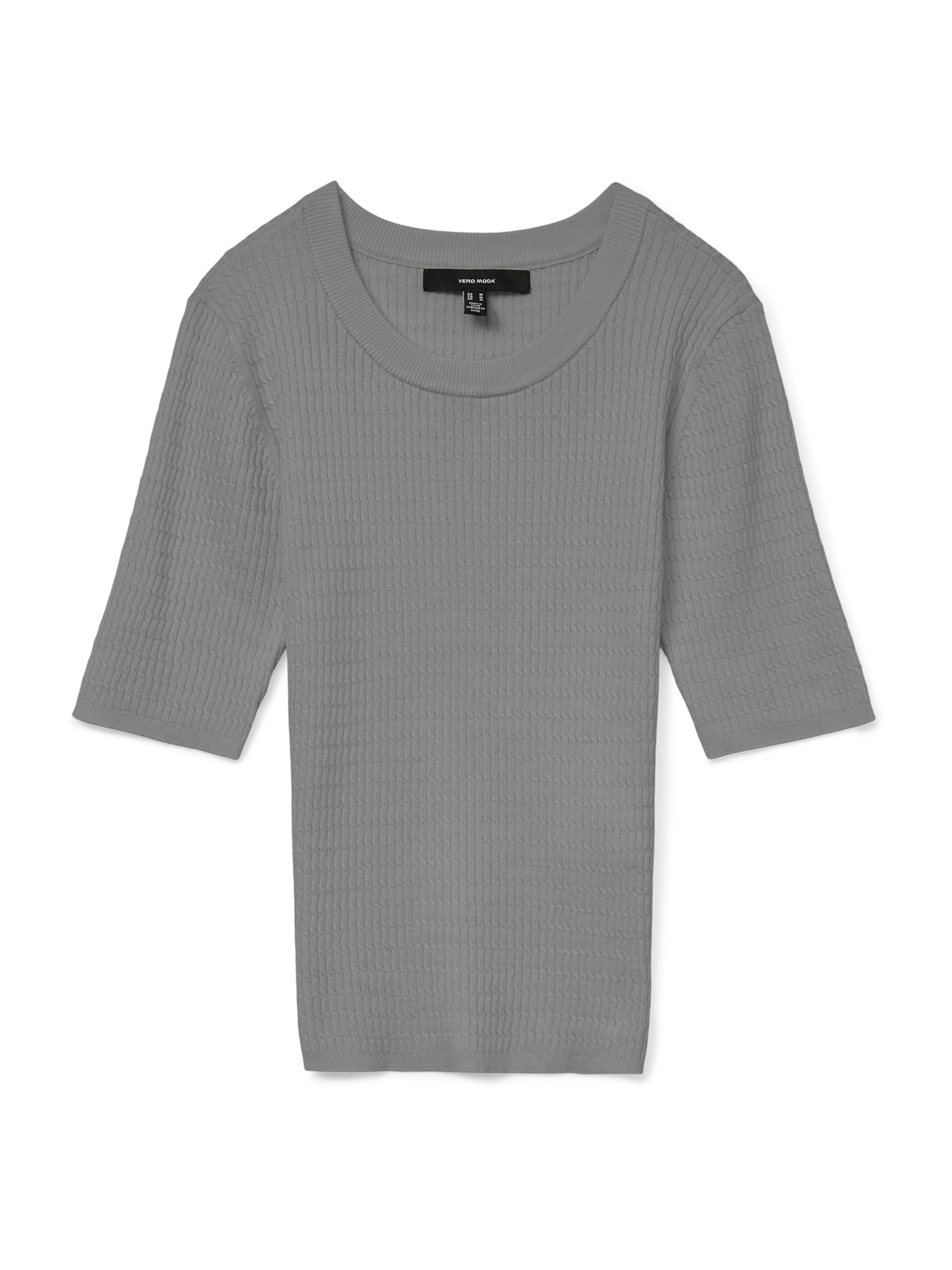 VERO MODA Pullover 'VMSILJE' in Grau: Vorderseite
