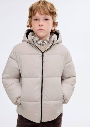 MANGO KIDS Winter Jacket 'America' in Beige: front