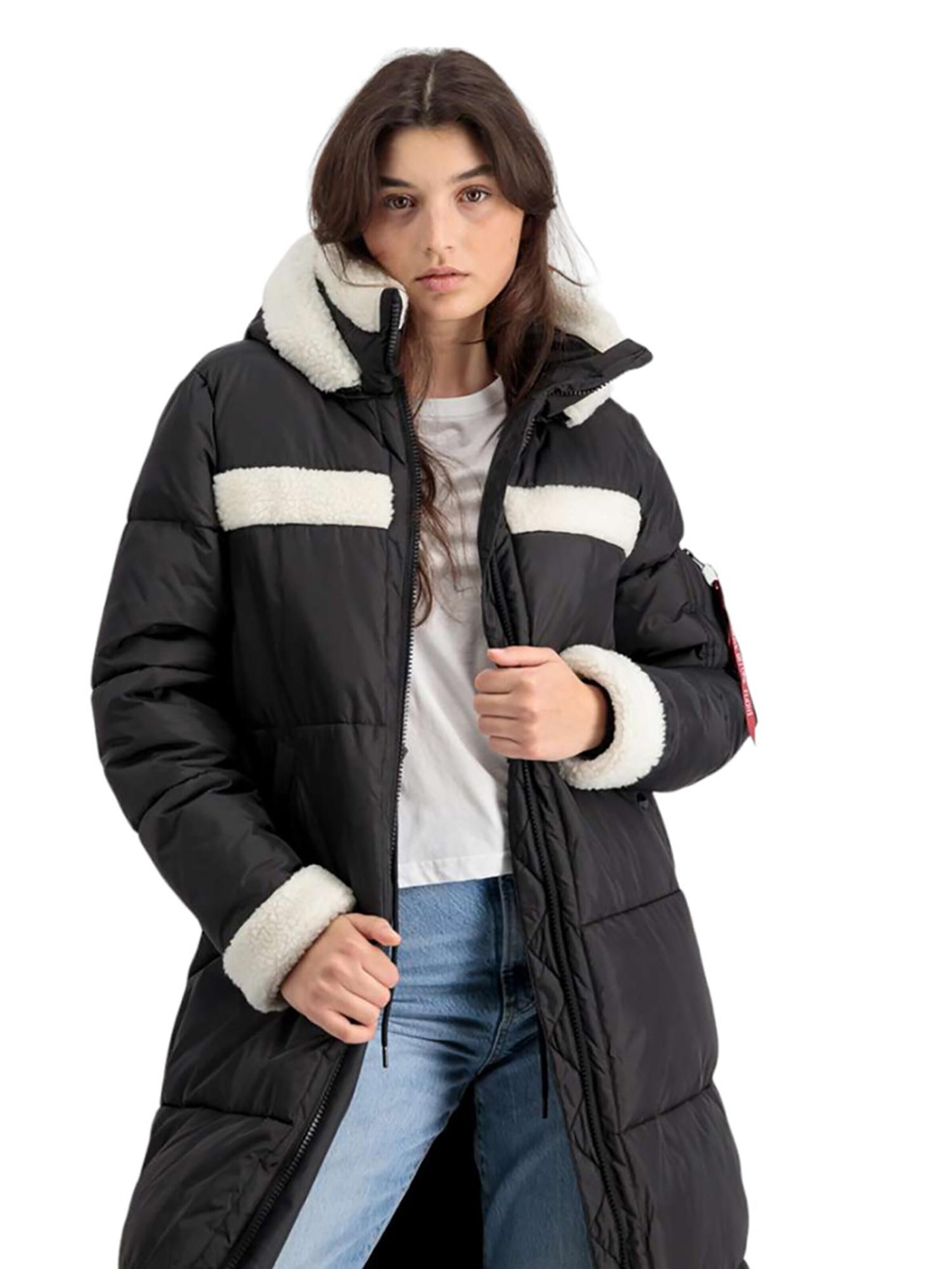 ALPHA INDUSTRIES Winter Parka 'ZH' in Black