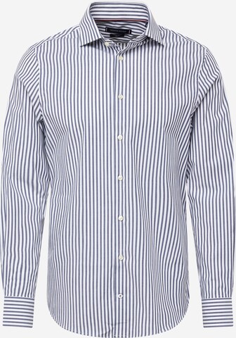 Coupe slim Chemise 'CLASSIC' Tommy Hilfiger Tailored en bleu : devant