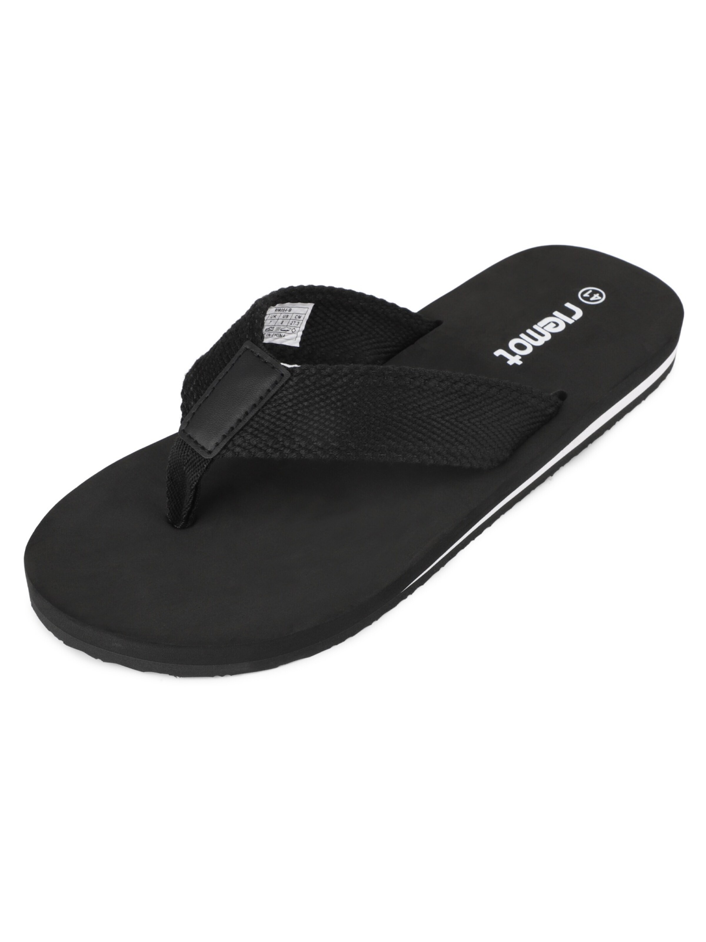 riemot T-Bar Sandals in Black