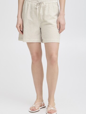 Fransa - regular Pantalón 'FRCAYL' en beige: frente