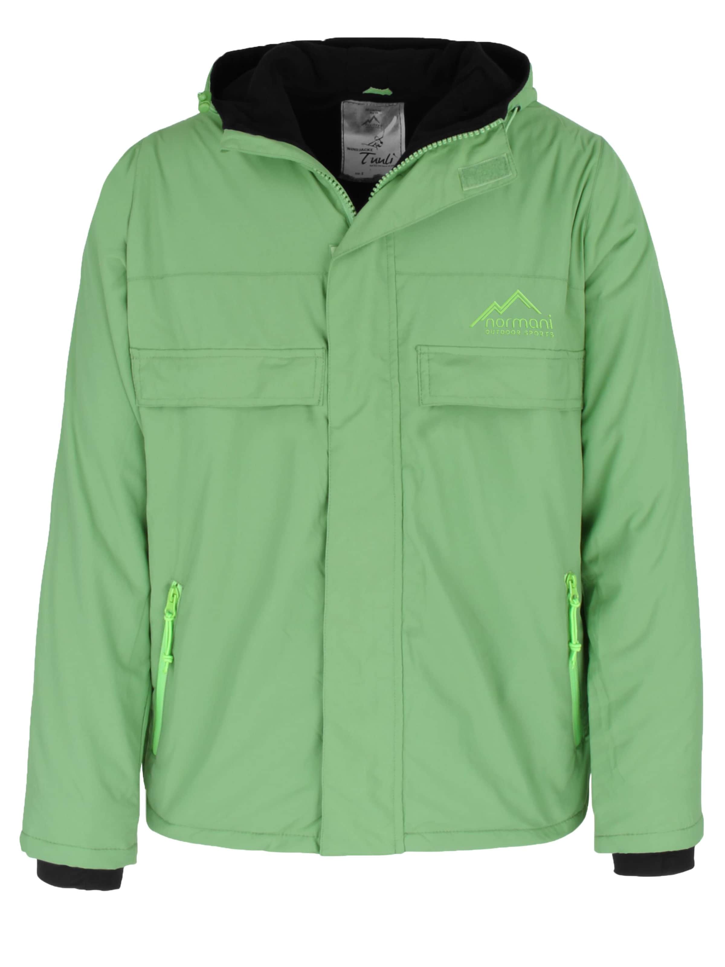 Veste outdoor 'Tuuli' normani en vert : devant