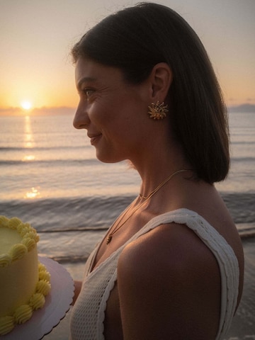 PURELEI - Pendientes 'Iconic Sun' en oro