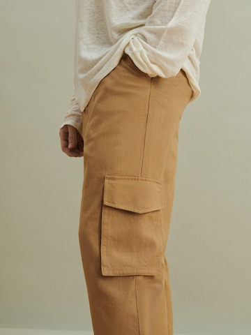 regular Pantaloni con pieghe 'Matti' di DAN FOX APPAREL in marrone
