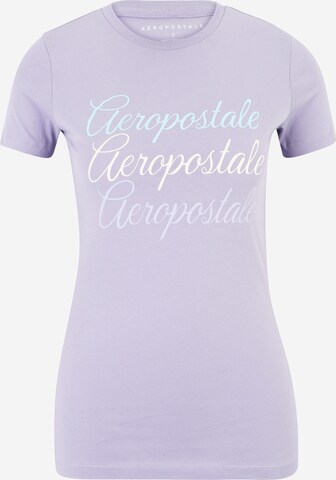 T-shirt 'JUNE' AÉROPOSTALE en violet : devant