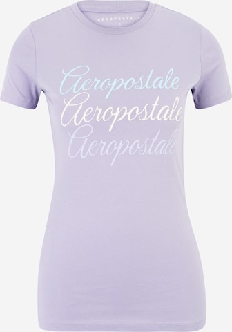 AÉROPOSTALE - Camisa 'JUNE' em roxo: frente