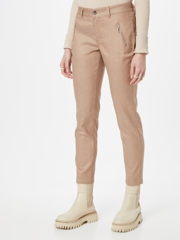 COMMA Slimfit Farkut värissä beige: edessä