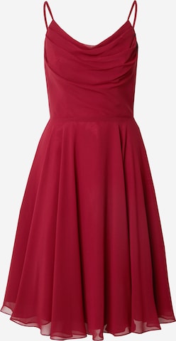 mascara - Vestido en rojo: frente