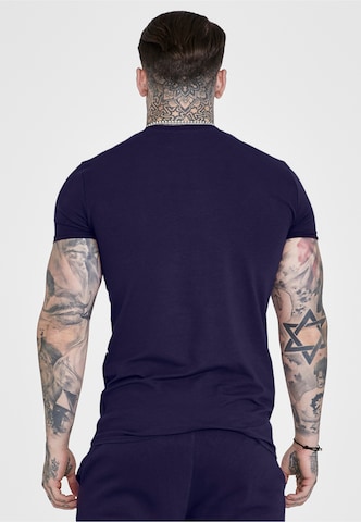 SikSilk Koszulka 'Essentials' w kolorze niebieski