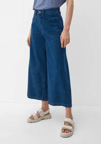 s.Oliver Wide Leg Jeans i blå