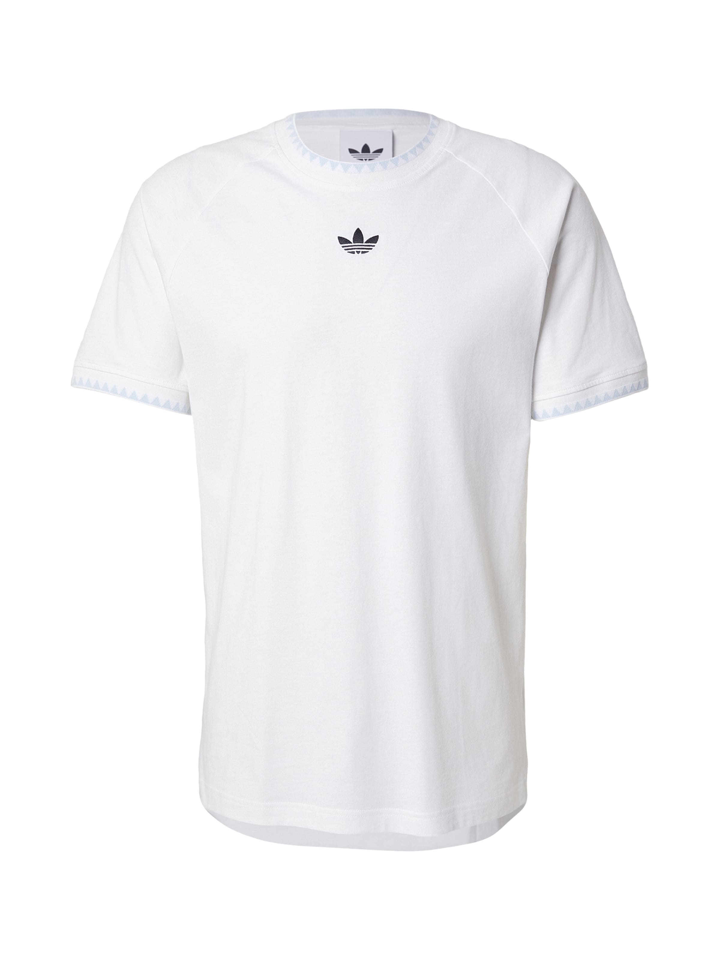 ADIDAS ORIGINALS T-shirt 'CHEST' i pastellblå / svart / vit, Produktvy