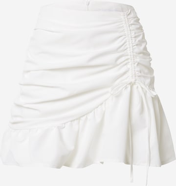 Missguided Skirt in White: front