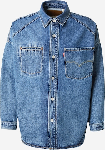 LEVI'S ®Prijelazna jakna 'Twist Shacket' - plava boja: prednji dio