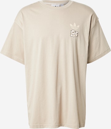 ADIDAS ORIGINALS Μπλουζάκι 'ICED LATTE' σε μπεζ: μπροστά