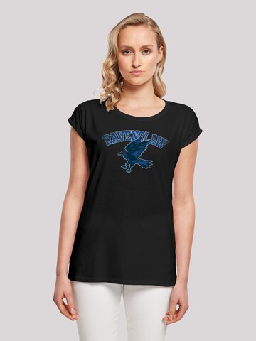 F4NT4STIC Shirt 'Harry Potter Ravenclaw Sport Emblem' in Black: front