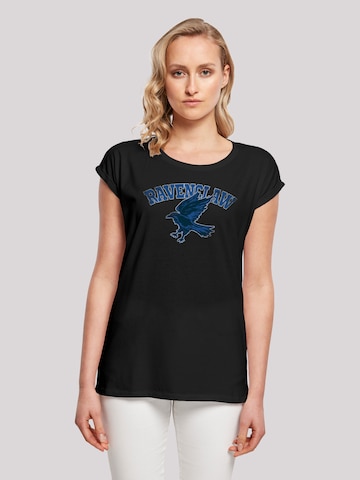 F4NT4STIC Shirt 'Harry Potter Ravenclaw Sport Emblem' in Black: front
