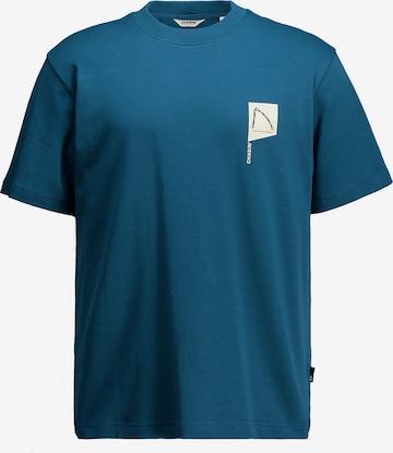 T-Shirt CHASIN' en bleu : devant