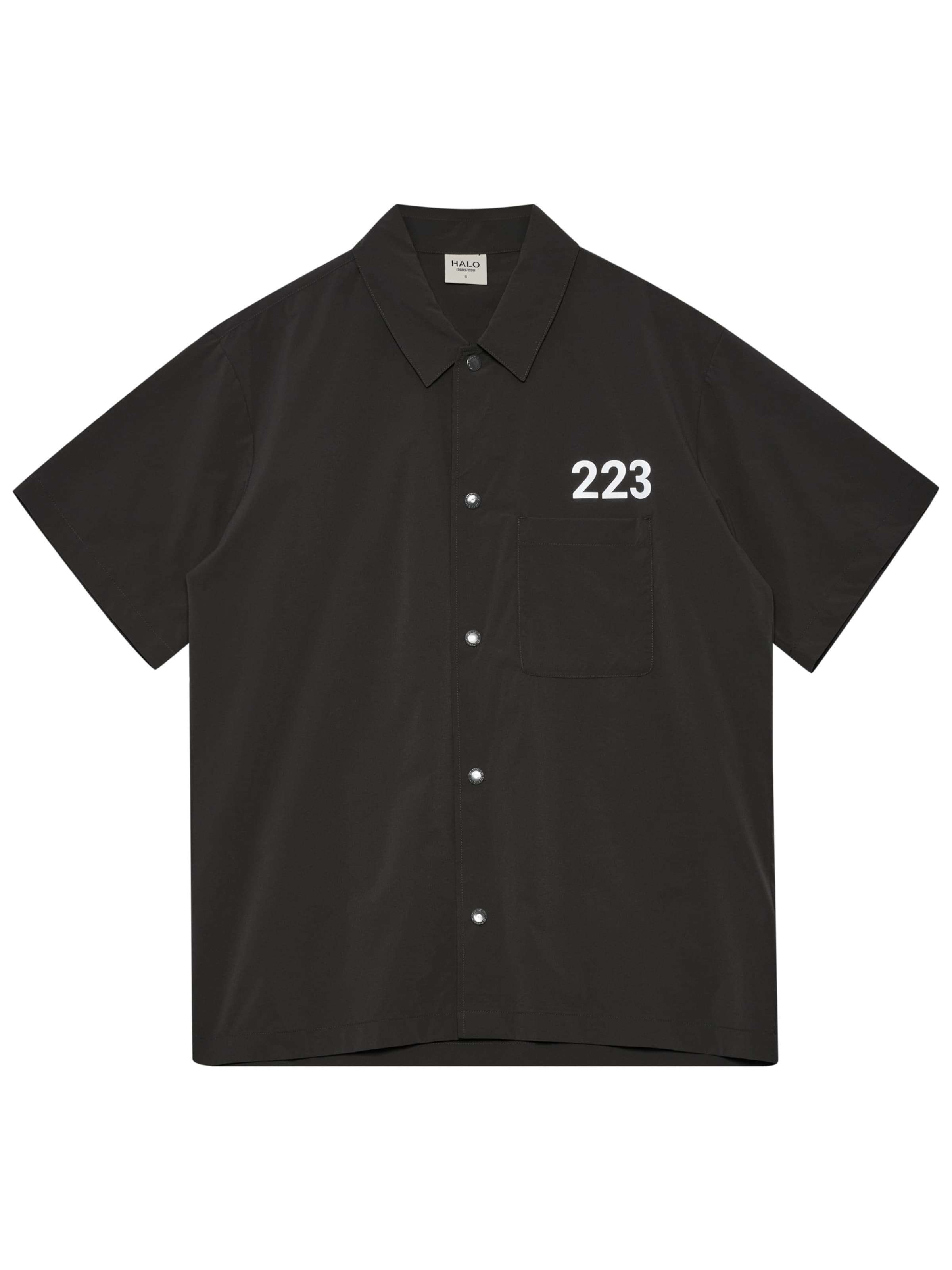 HALO Comfort fit Button Up Shirt 'Division' in Grey: front
