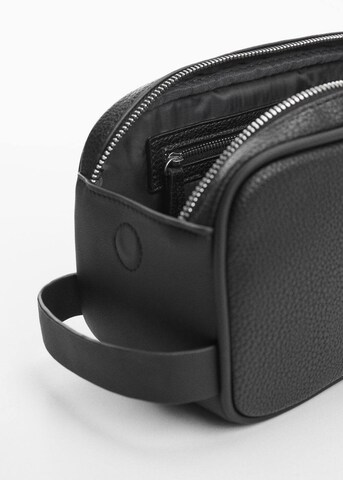 MANGO MAN Toiletry Bag 'Toilet' in Black