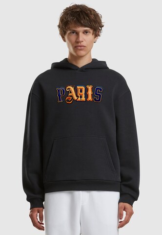 Mister Tee Sweatshirt 'Paris' in Black: front