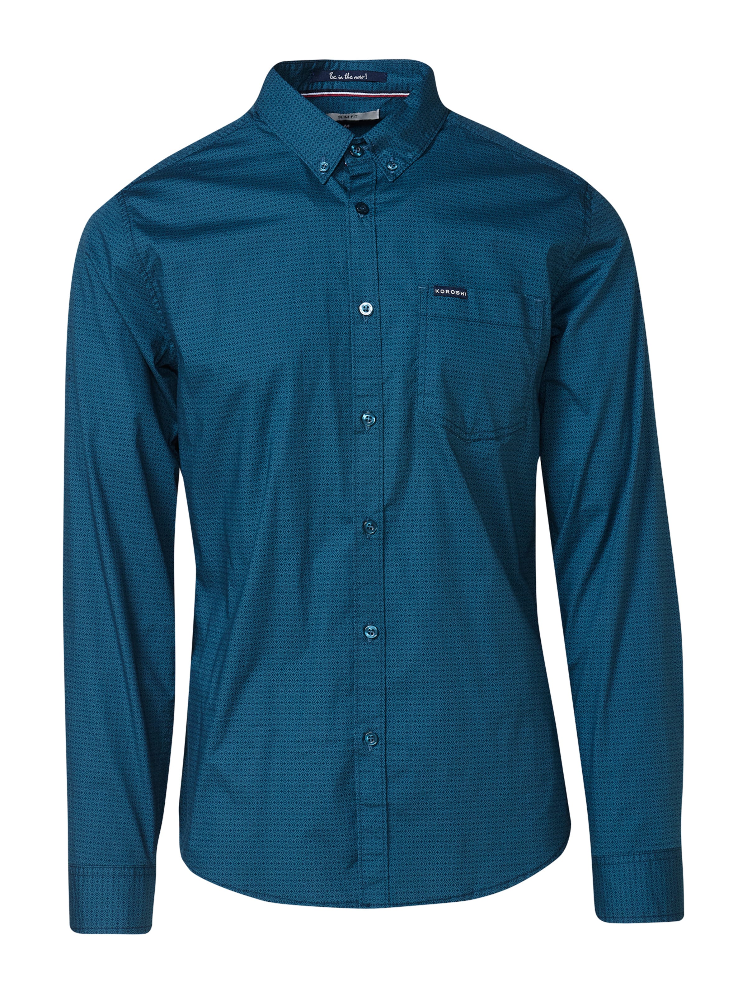 KOROSHI Риза в петрол / черно, Преглед на продукта