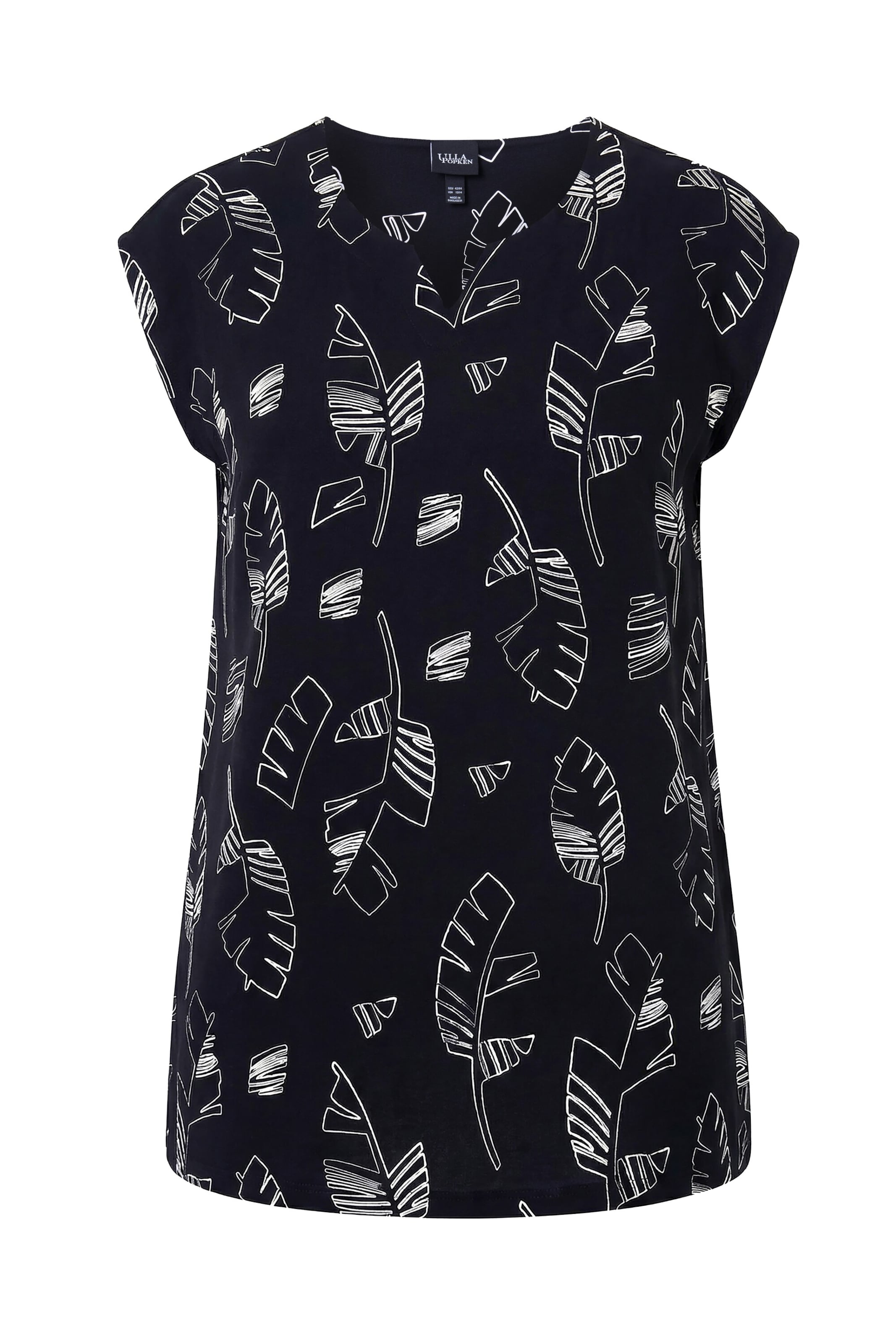 Ulla Popken Shirt in Black: front