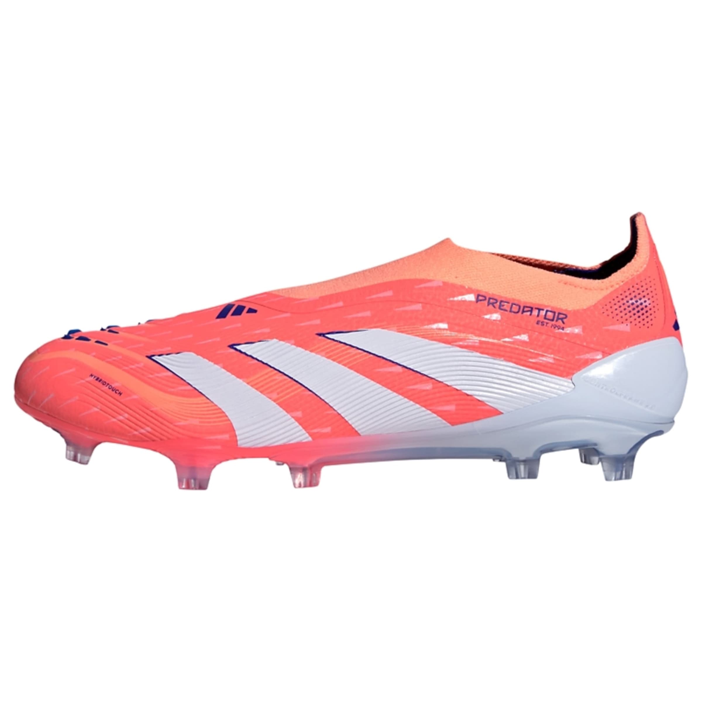 ADIDAS PERFORMANCE Chaussure de foot 'Predator Elite' en bleu / orange / saumon / blanc, Vue avec produit