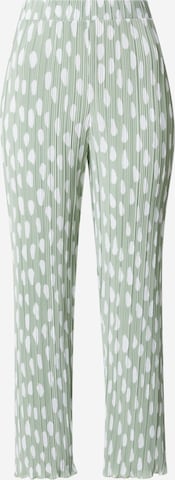 Monki Regular Pants in Green: front