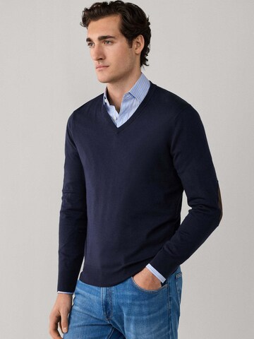 Pull-over Hackett London en bleu