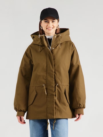 Embassy of Bricks and Logs Parka 'Kimi' in Grün: Vorderseite