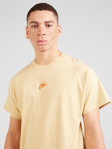 Nike Sportswear T-Shirt 'CLUB' in Beige