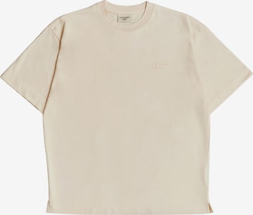 THE ODDS Shirt 'Loose T-Shirt / alphabet' in Beige: front