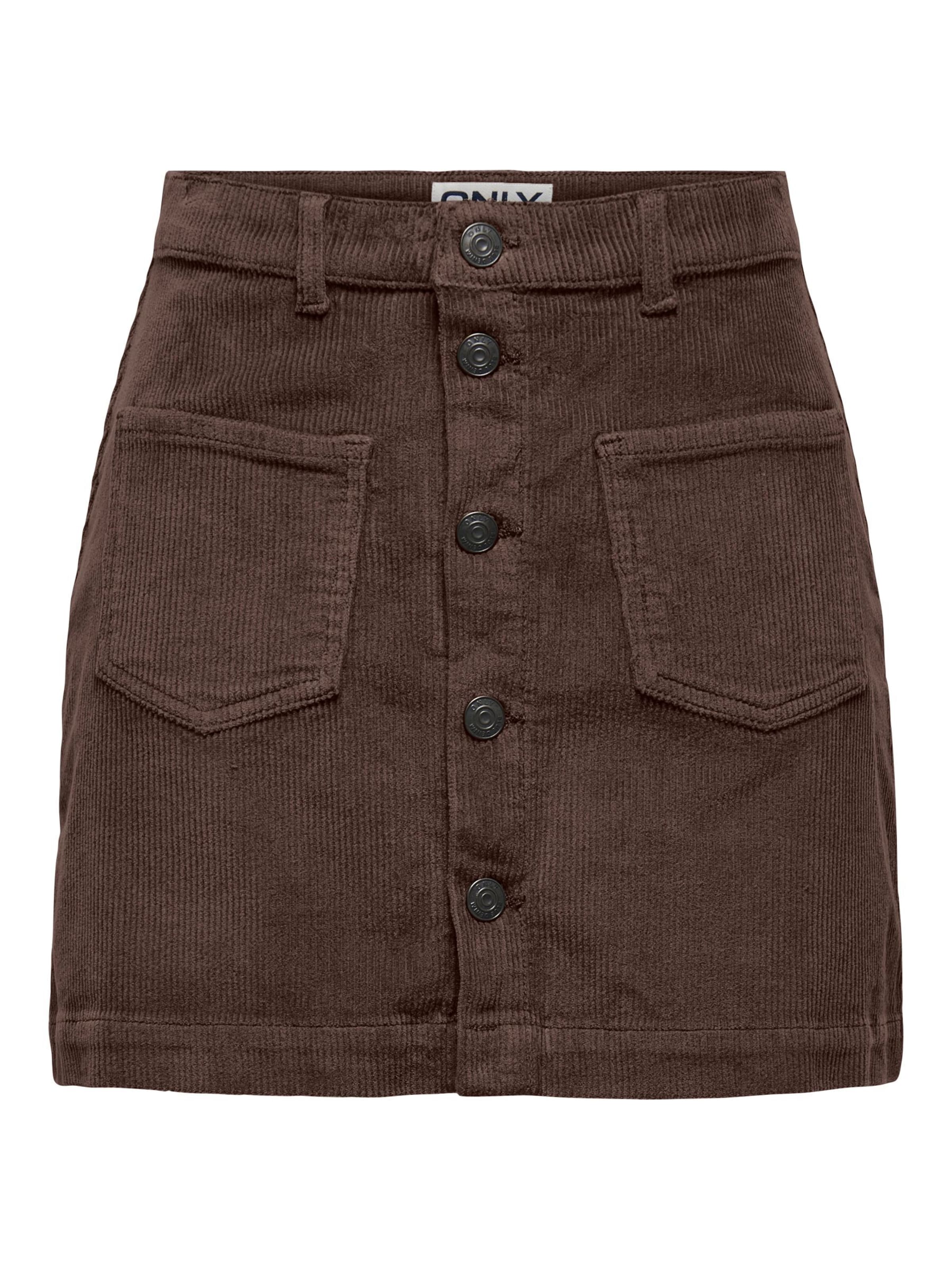Gonna 'ONLAMAZING' di ONLY in marrone: frontale
