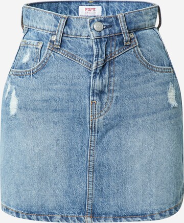 Pepe Jeans Rok 'RACHEL' in Blauw: voorkant