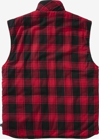 Gilet di Brandit in rosso