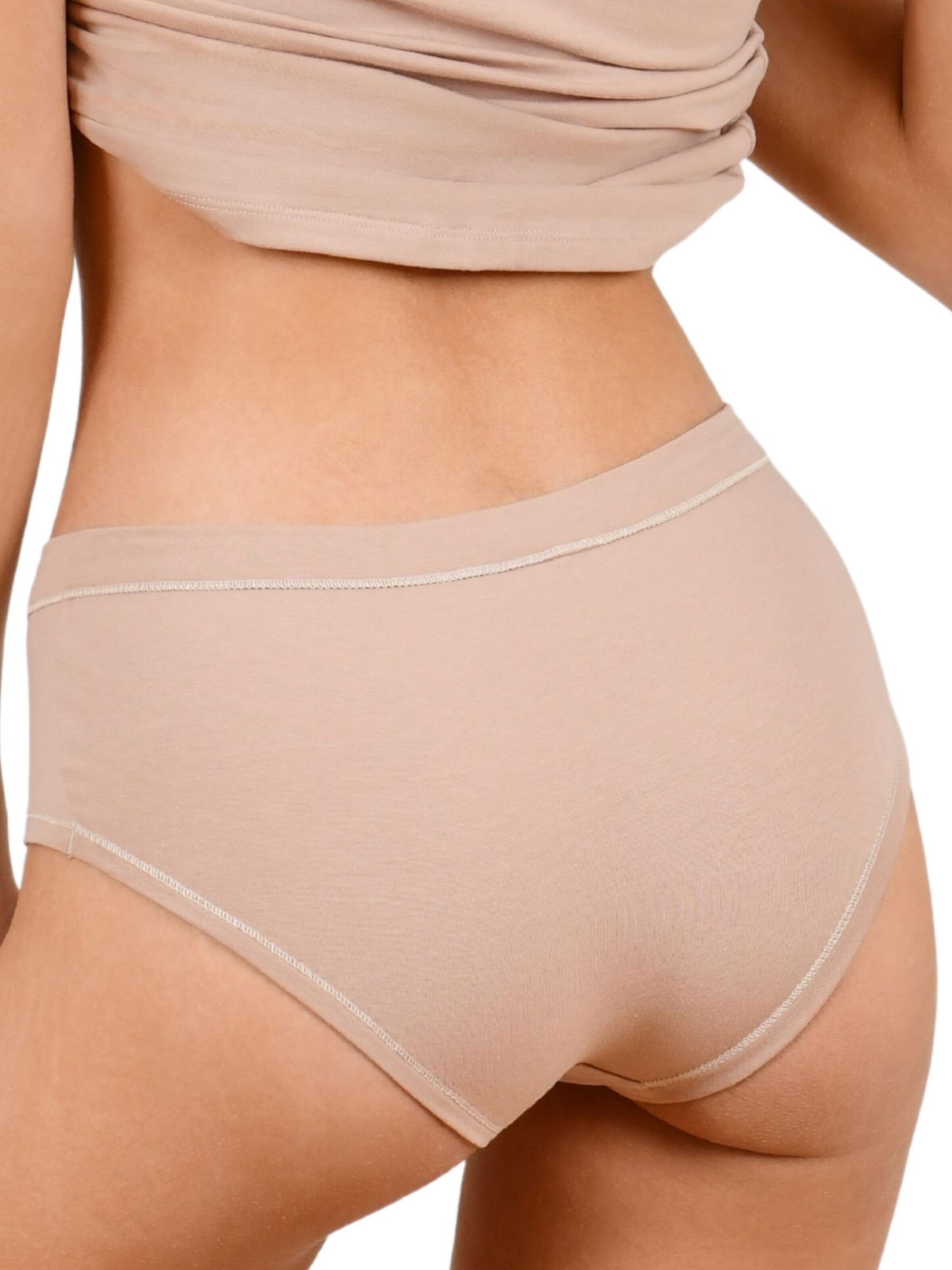Culotte 'ULTRA SOFT Hipster Maxislip Women 5er Pack' Maxte en beige