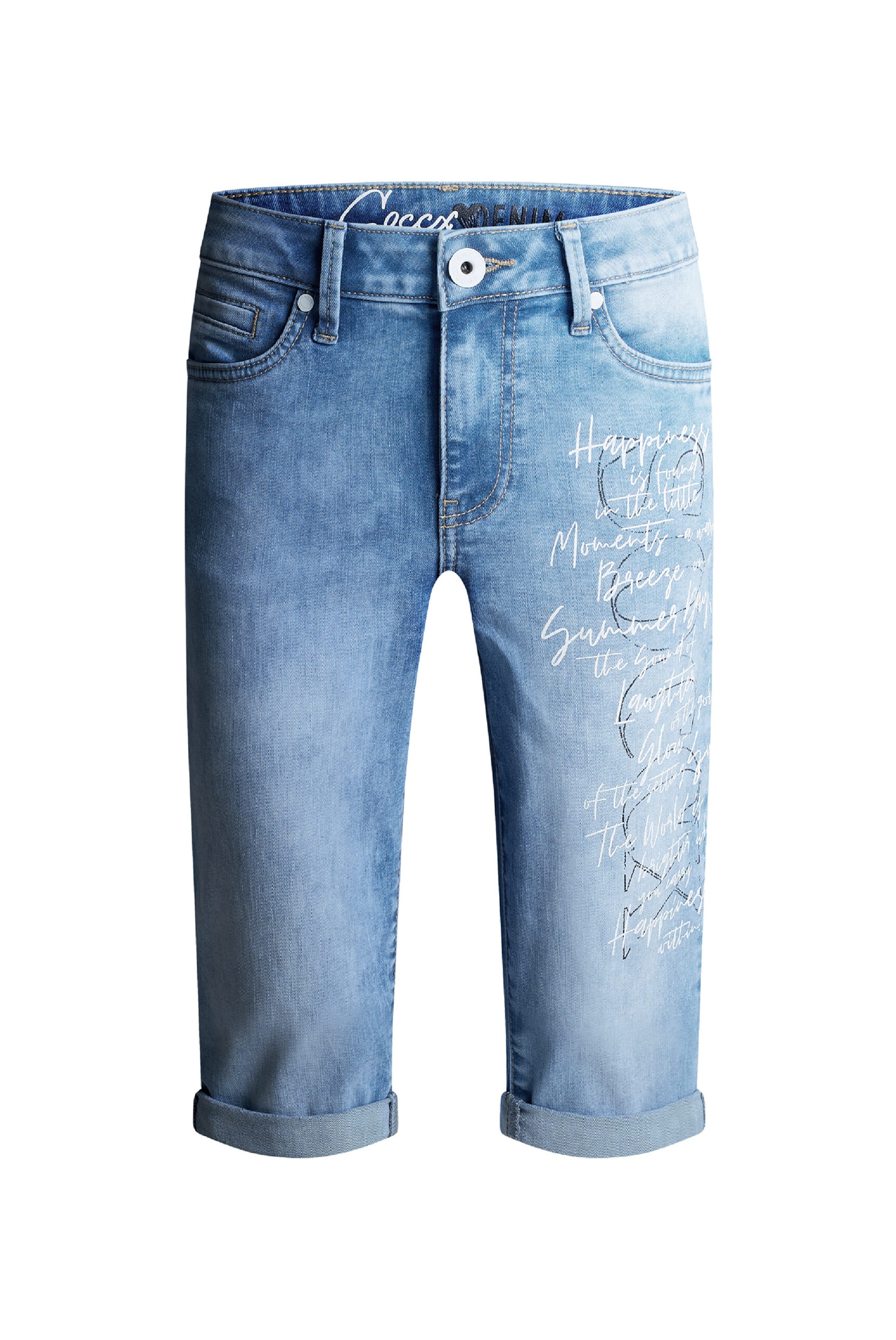Soccx Regular Jeans in Blue: front