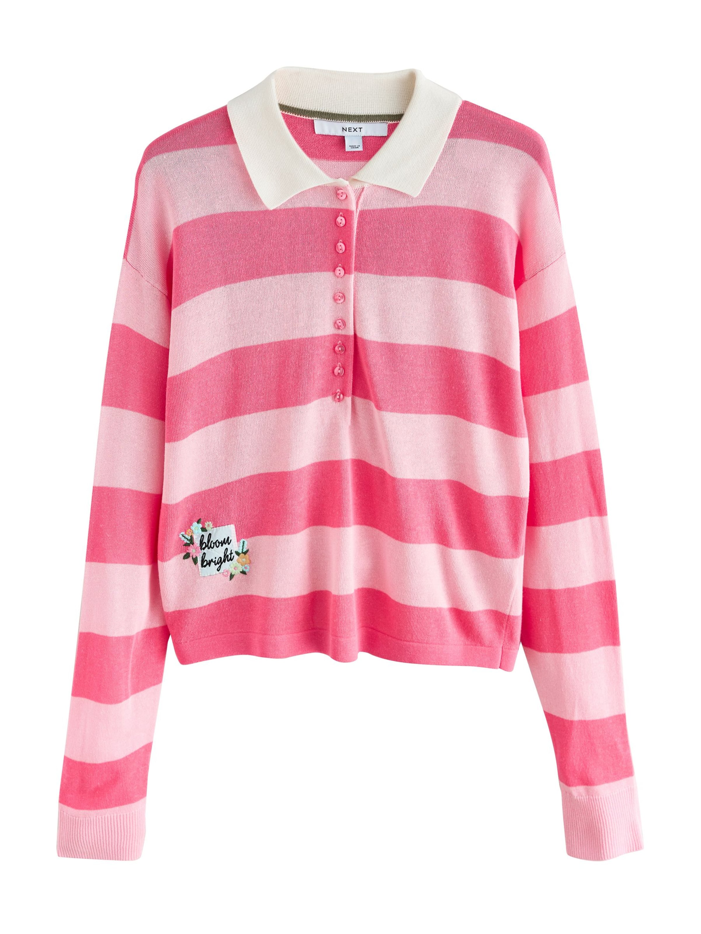 Pulover de la Next pe roz: față