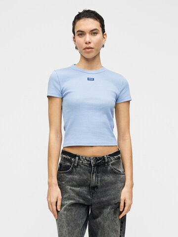 HUGO Футболка в Синий: спереди