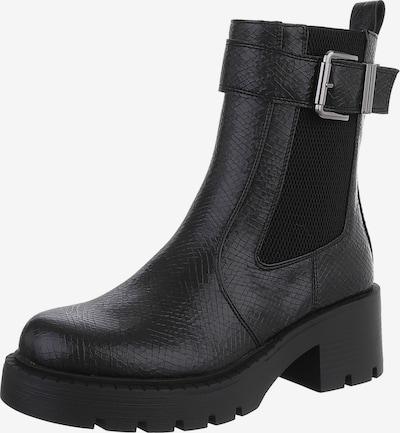 Ital-Design Stiefelette in schwarz, Produktansicht