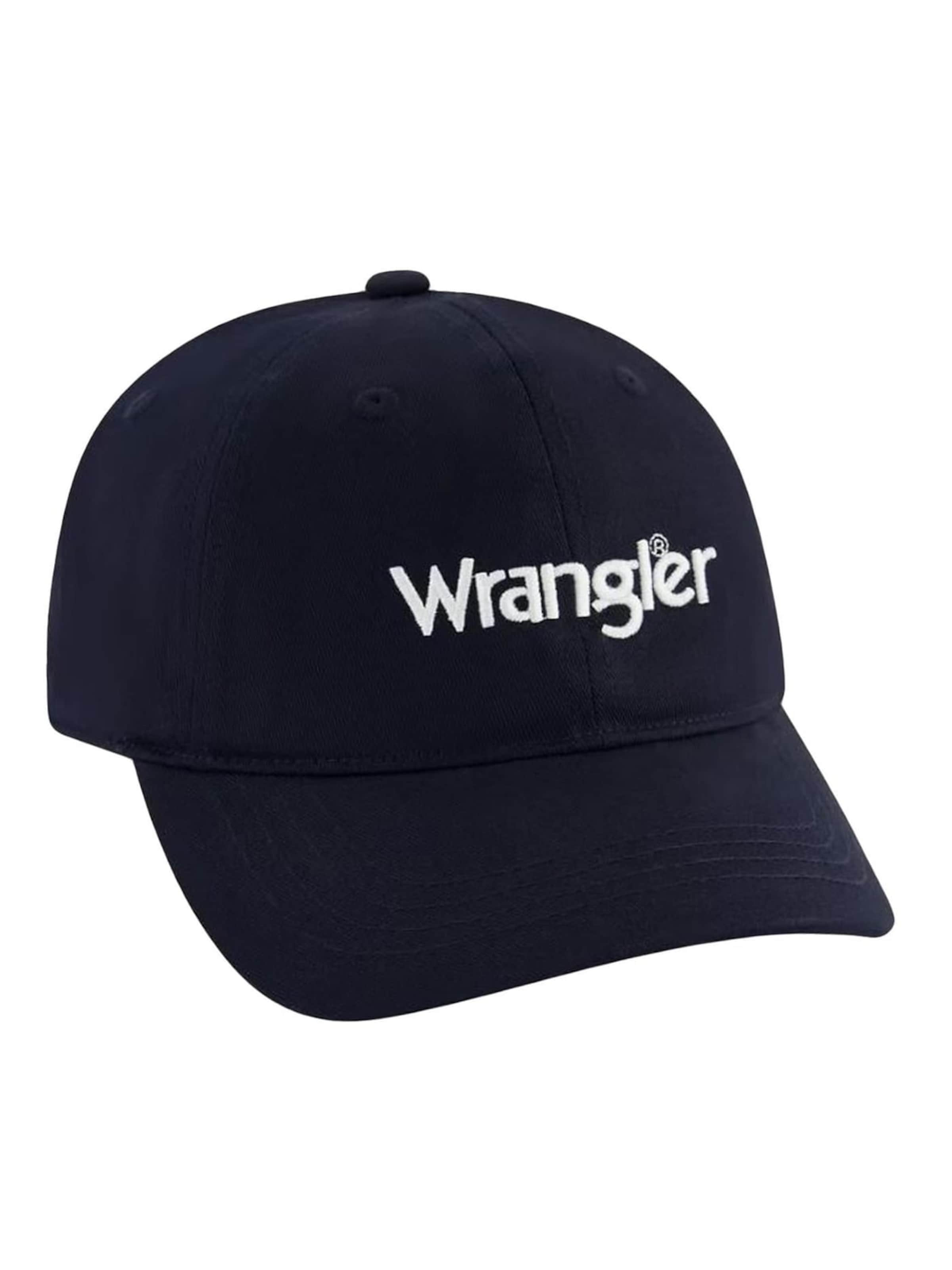 Chapeaux 'LOGO CAP NAVY BLUE' WRANGLER en bleu : devant