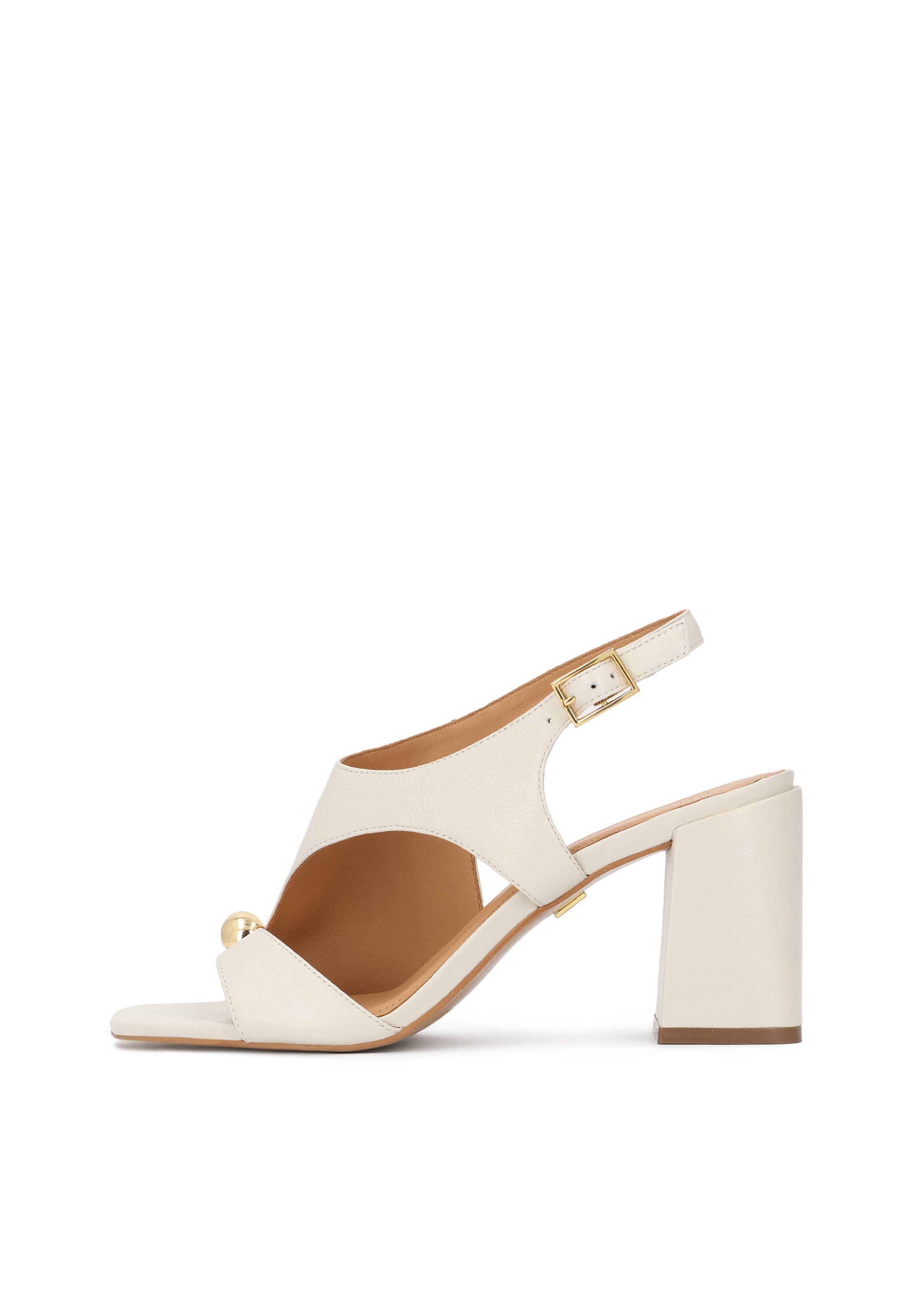 Kazar - Sandálias com tiras em branco: frente