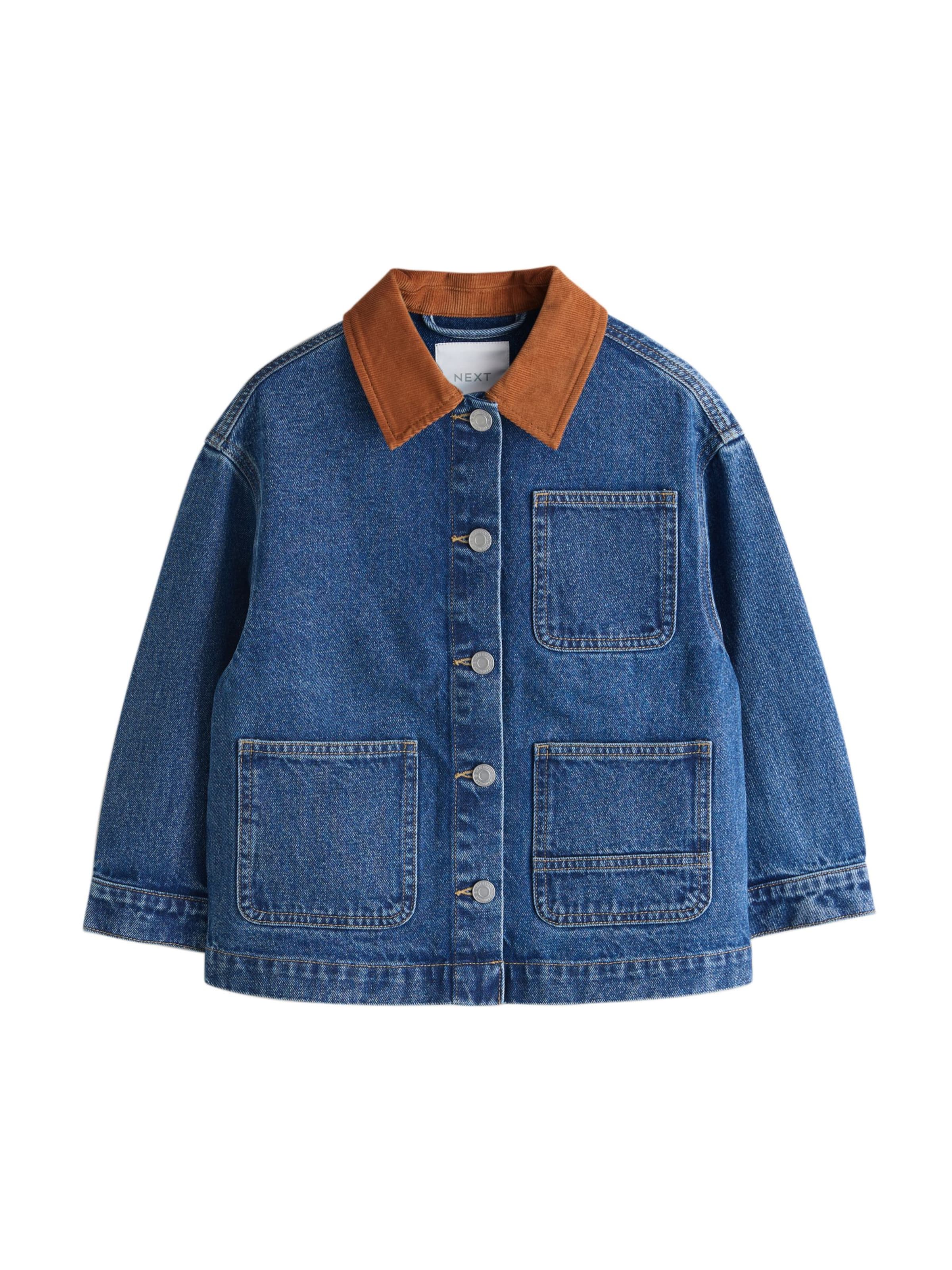 Next Jacke in Blau: Vorderseite